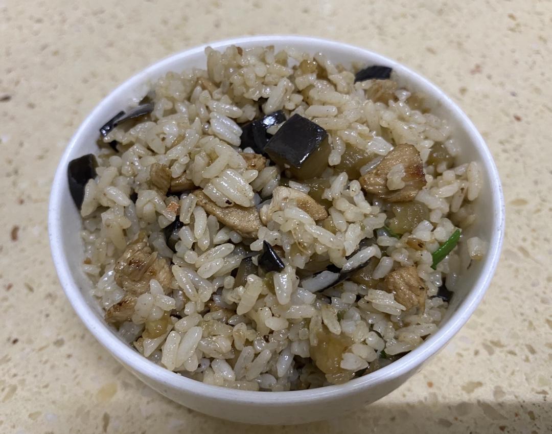 特别好吃的茄子炒饭