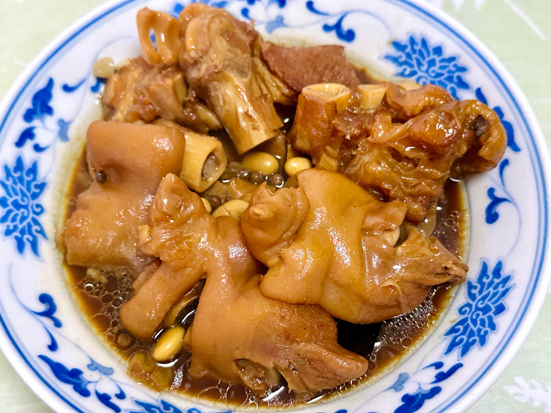 【黄豆炖猪蹄】高压锅（超详细食谱）