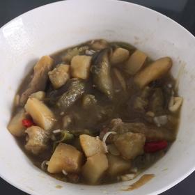 土豆炖茄子