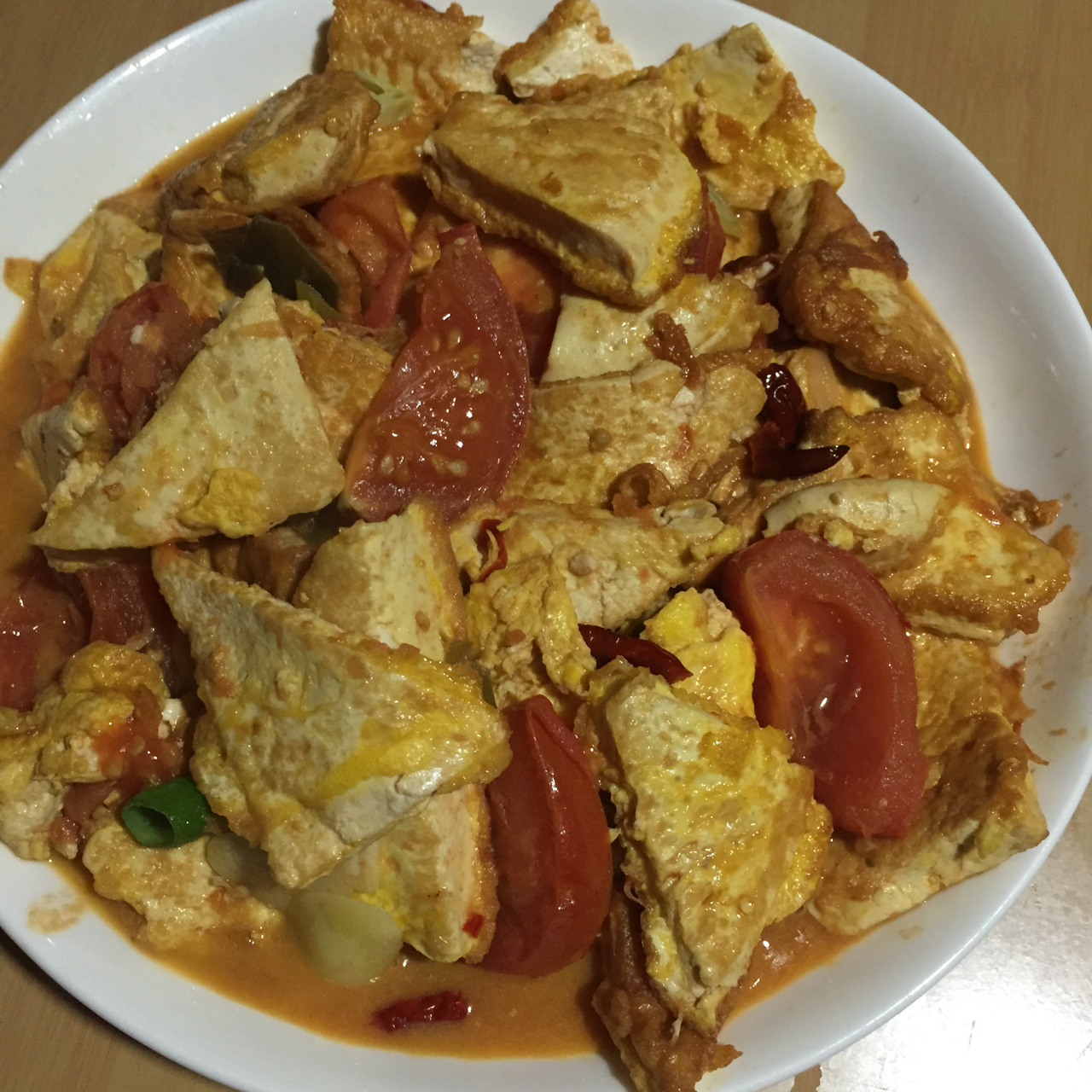 西红柿烧豆腐
