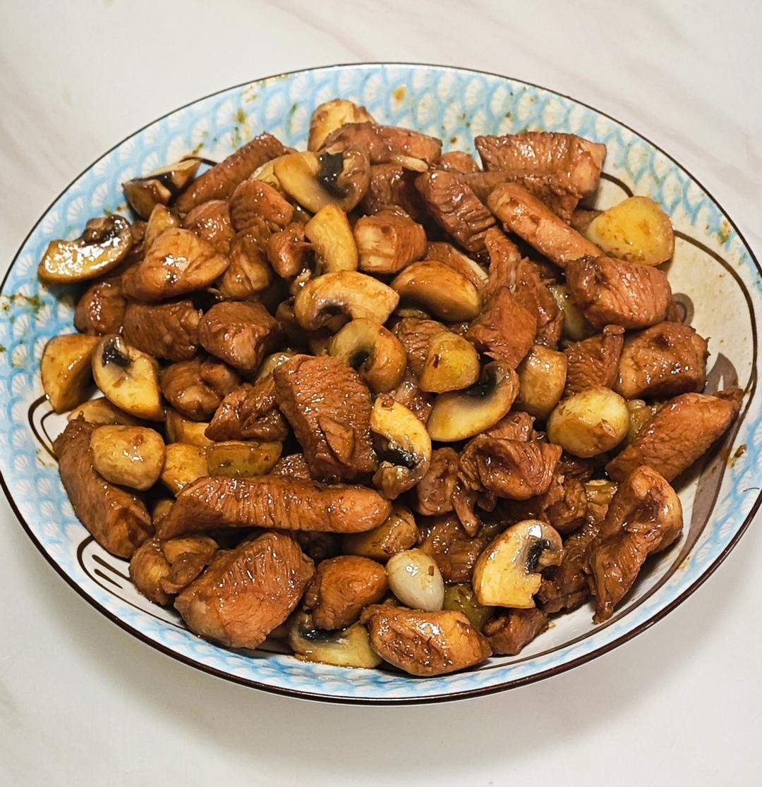 口蘑鸡胸肉