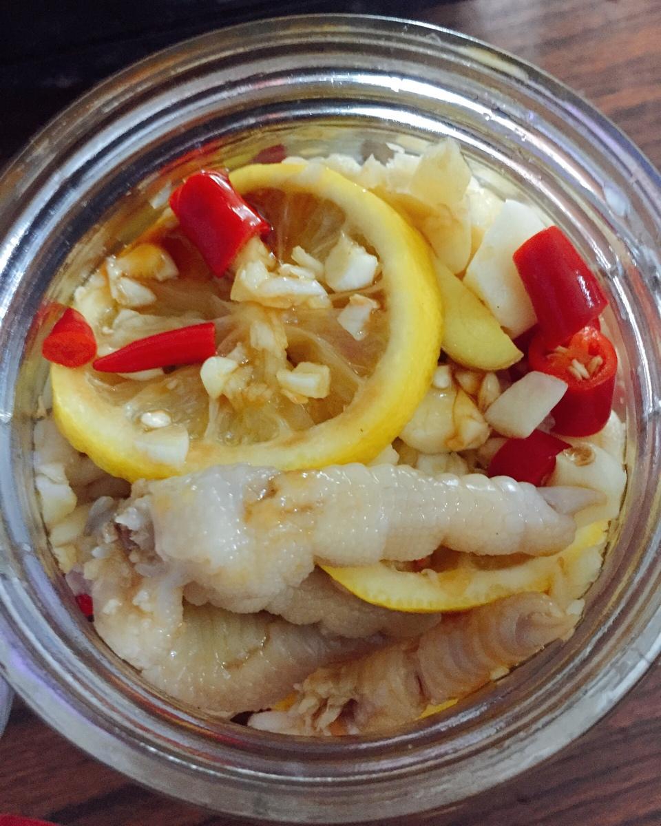 瑜瑜06做的柠檬泡凤爪