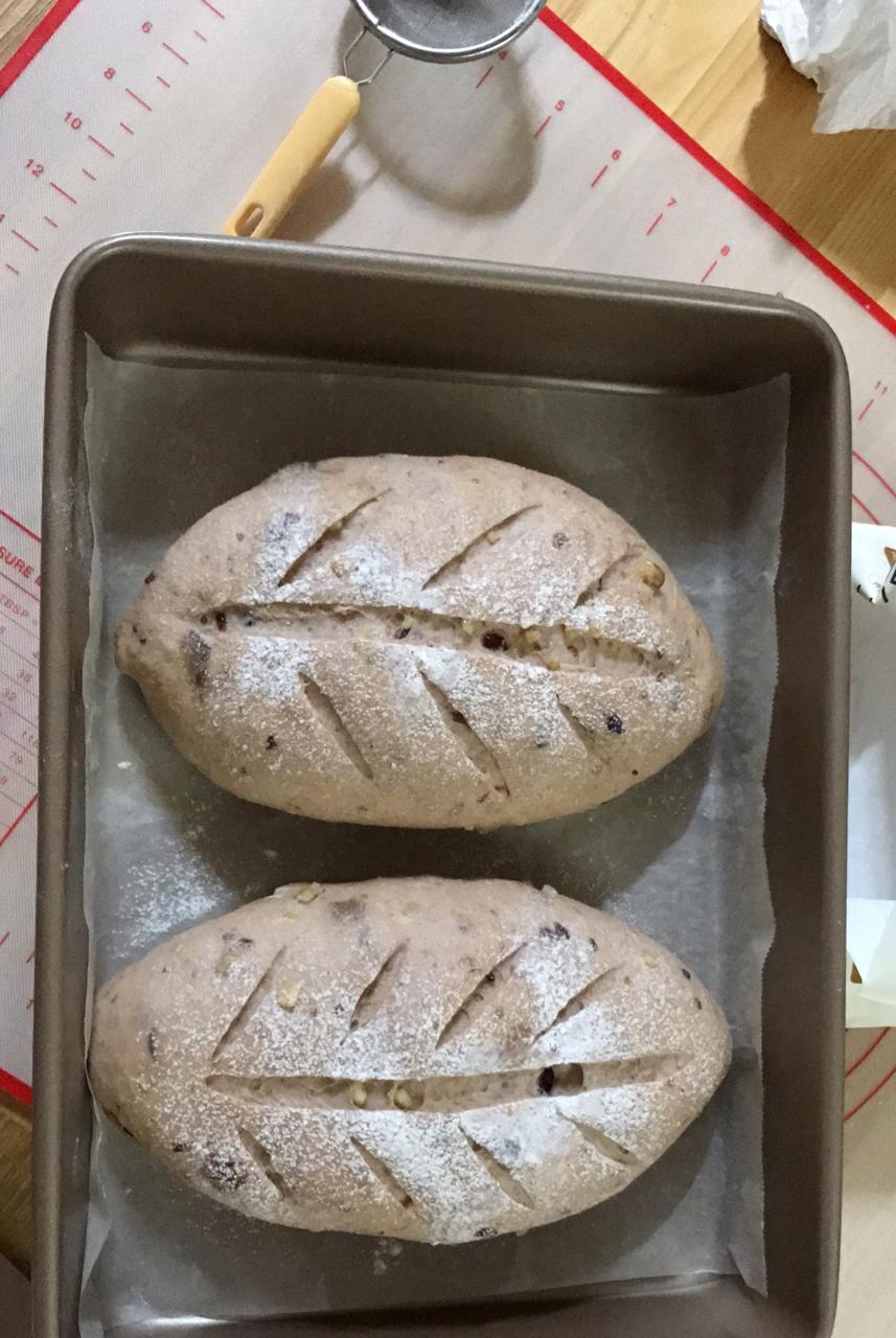 全麦核桃包～软欧包