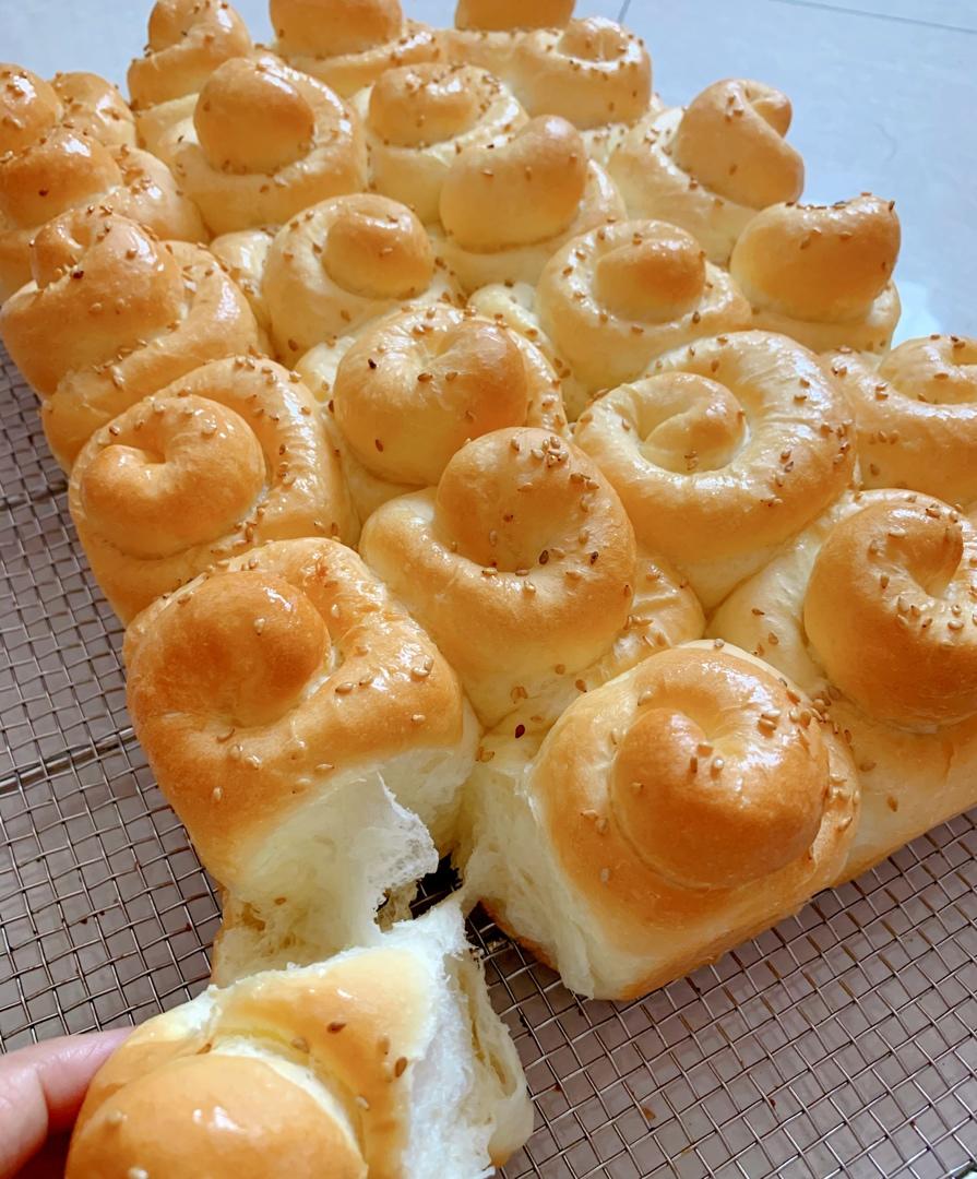 奶油蜂蜜小面包