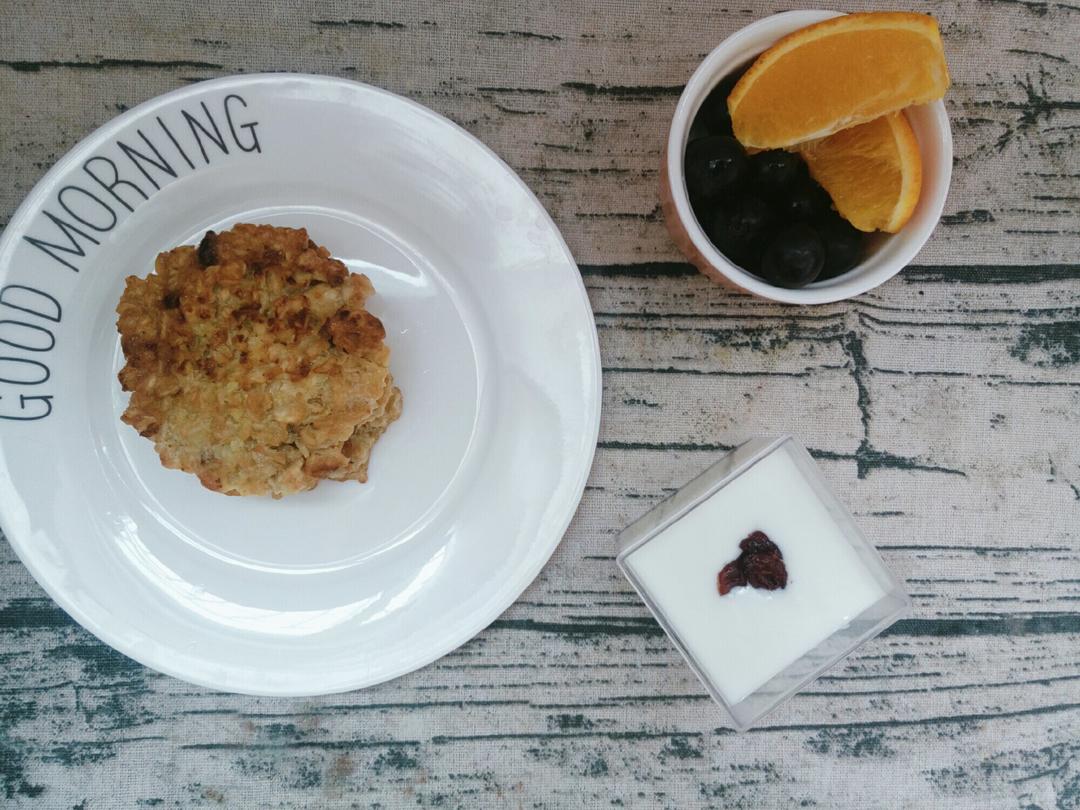 鸡蛋燕麦饼（平底锅版）