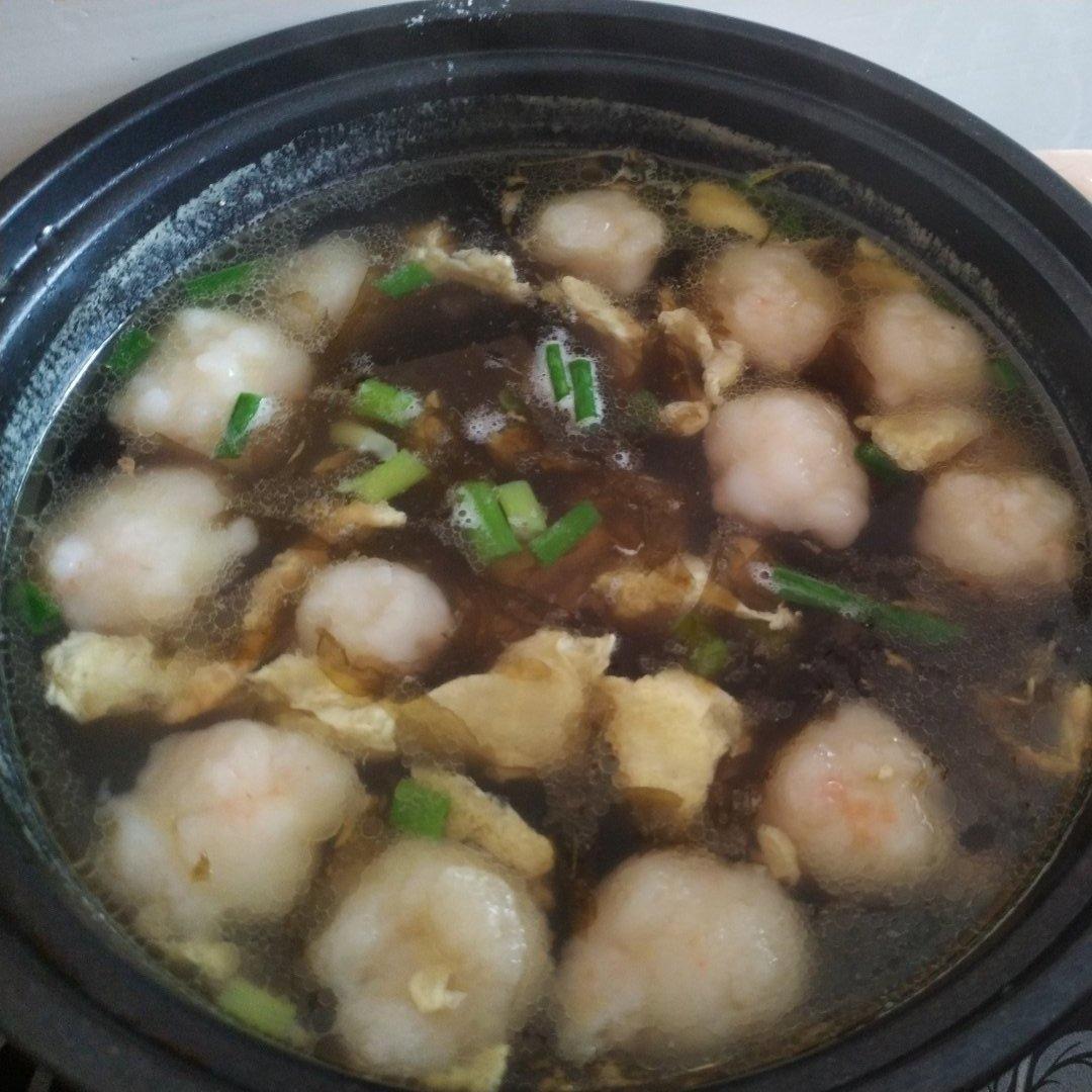 紫菜虾滑汤