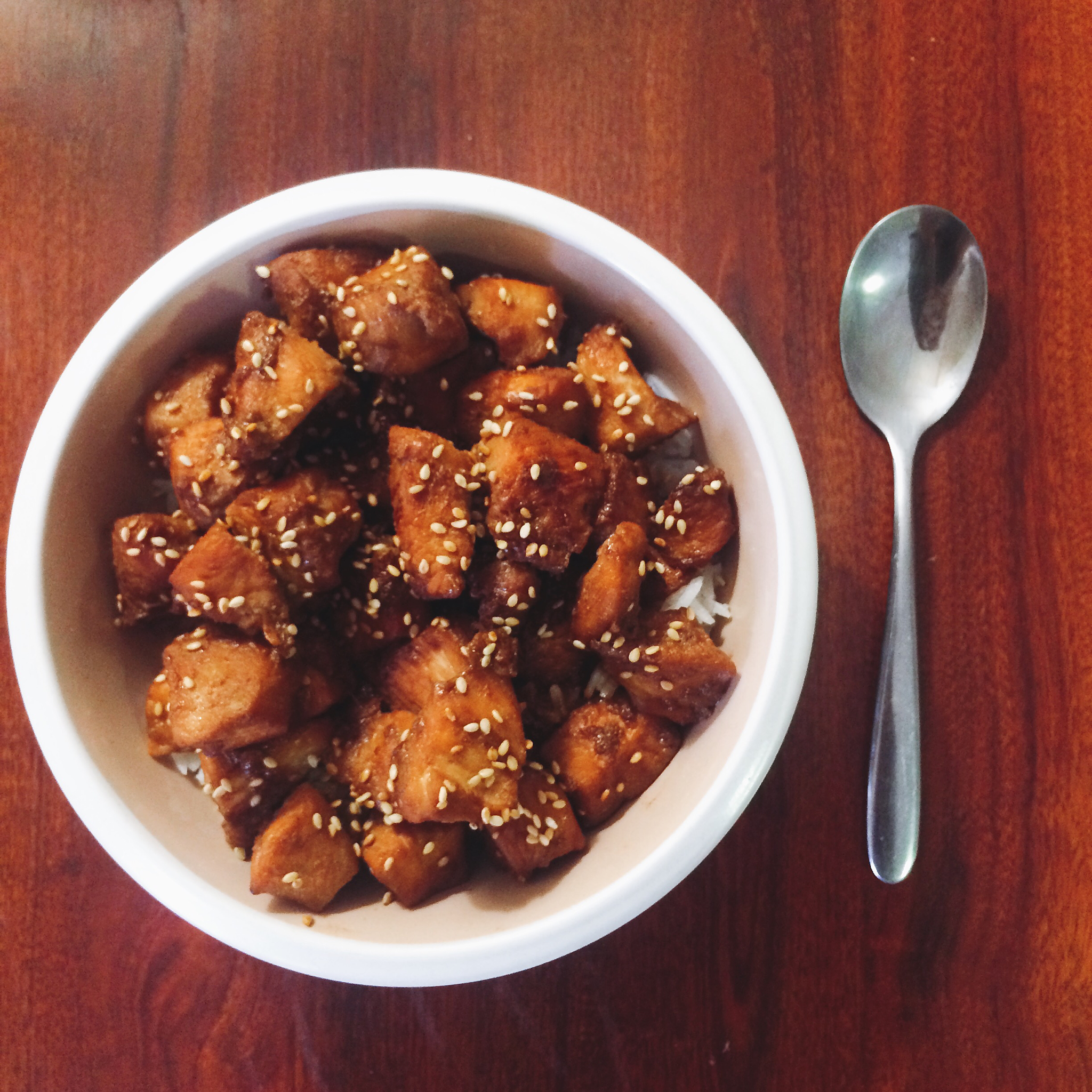 labrador版姜汁鸡肉盖饭
