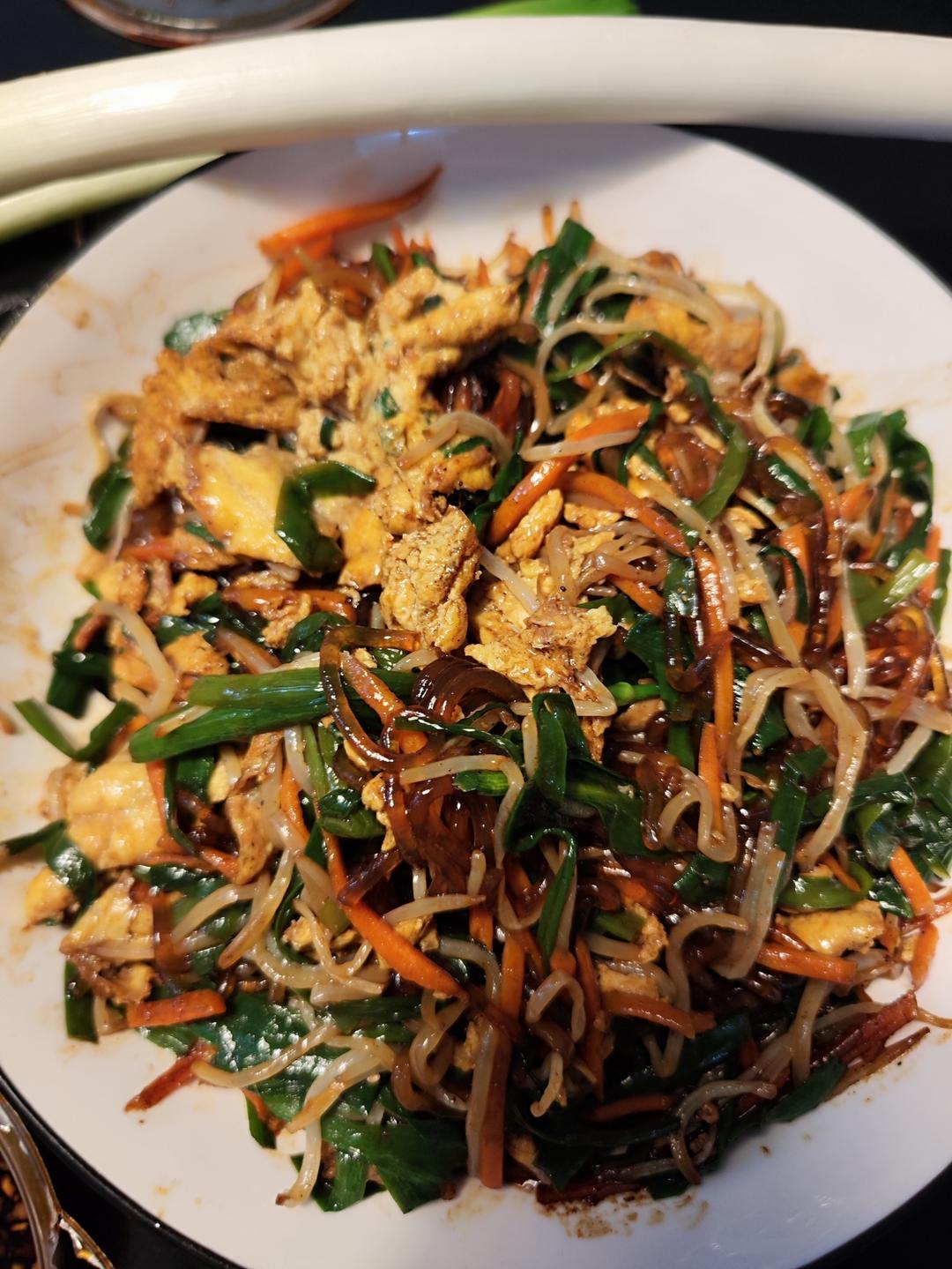 炒合菜～经典的拌饭菜，真的太香了