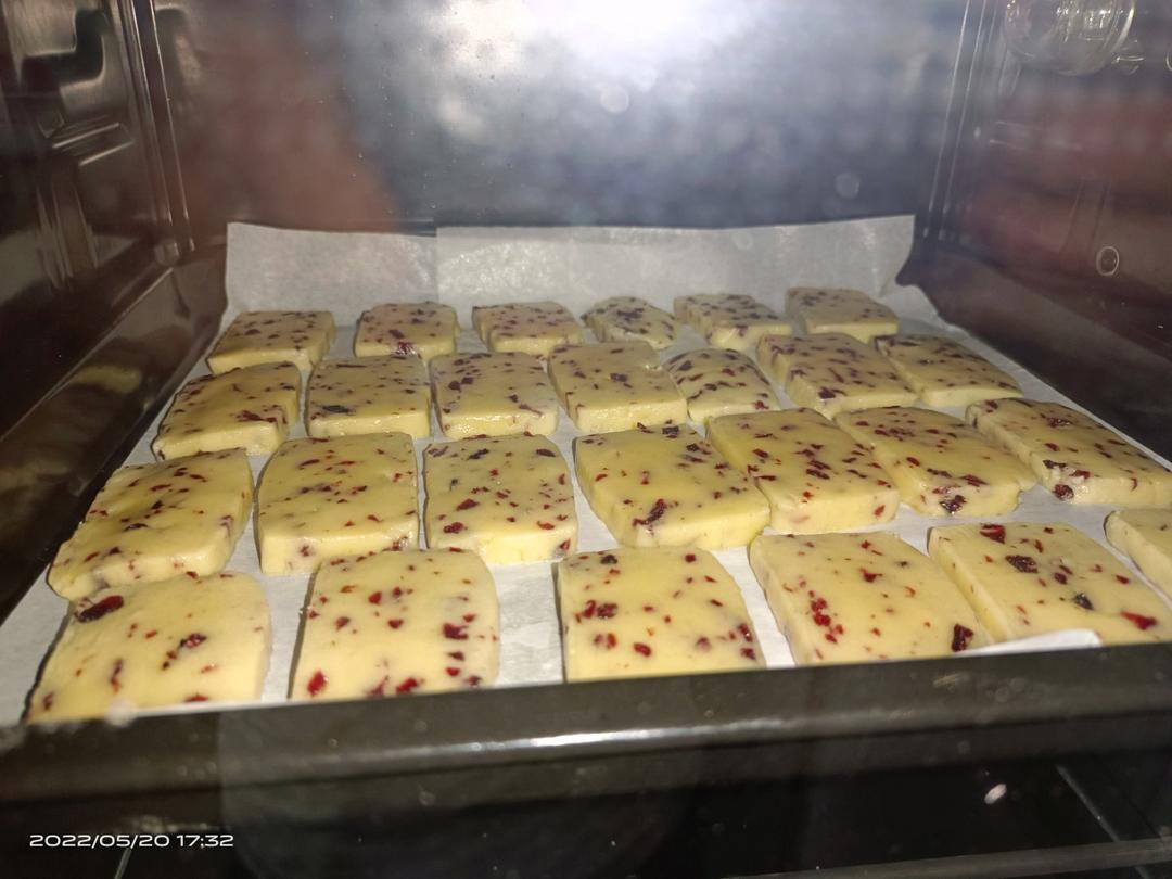 蔓越莓曲奇饼干 最最最简单的黄油饼干