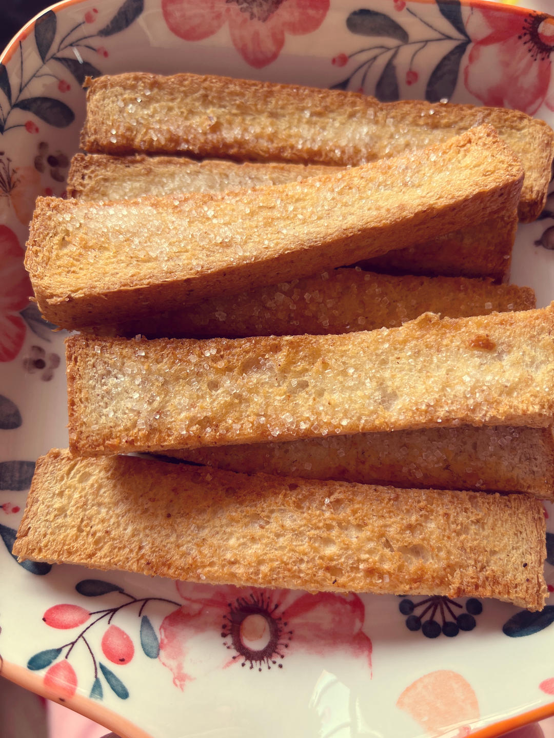 黄金烤吐司🍞条｜太香了