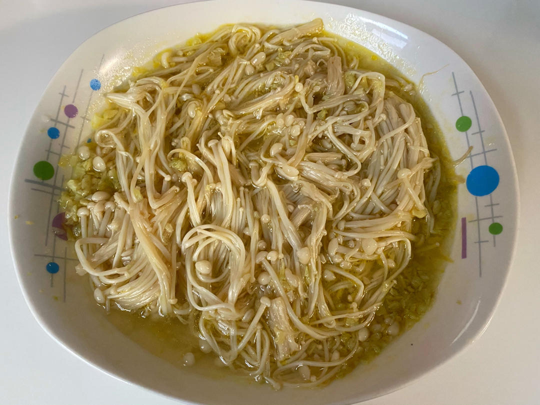 蒜蓉蒸金针菇