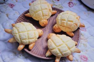 超级可爱的小乌龟菠萝包的做法 步骤18