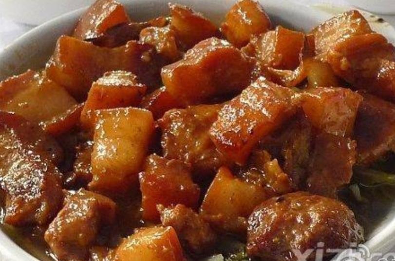 黄焖猪肉/咸菜焖猪肉