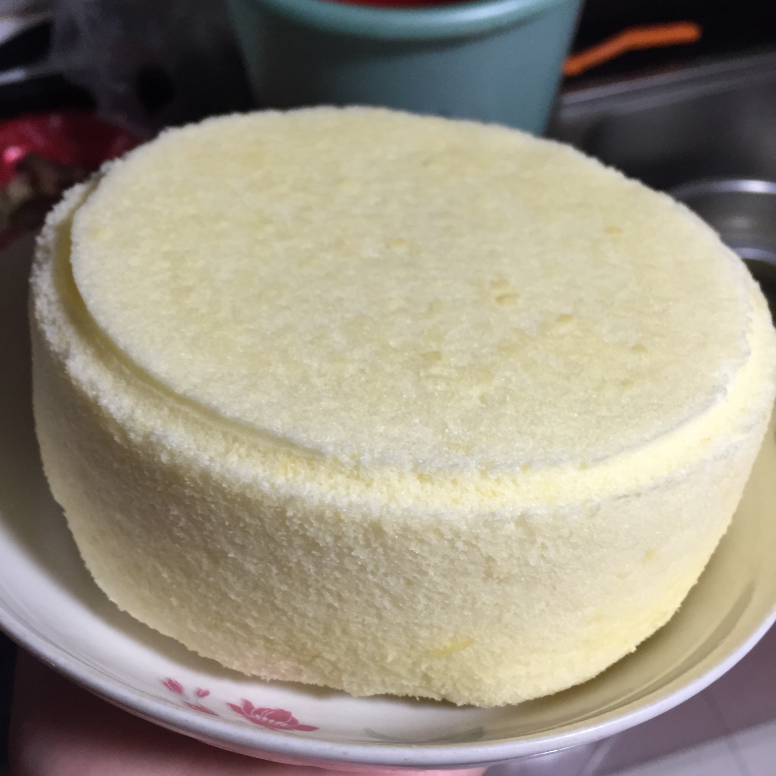 6寸原味戚风蛋糕