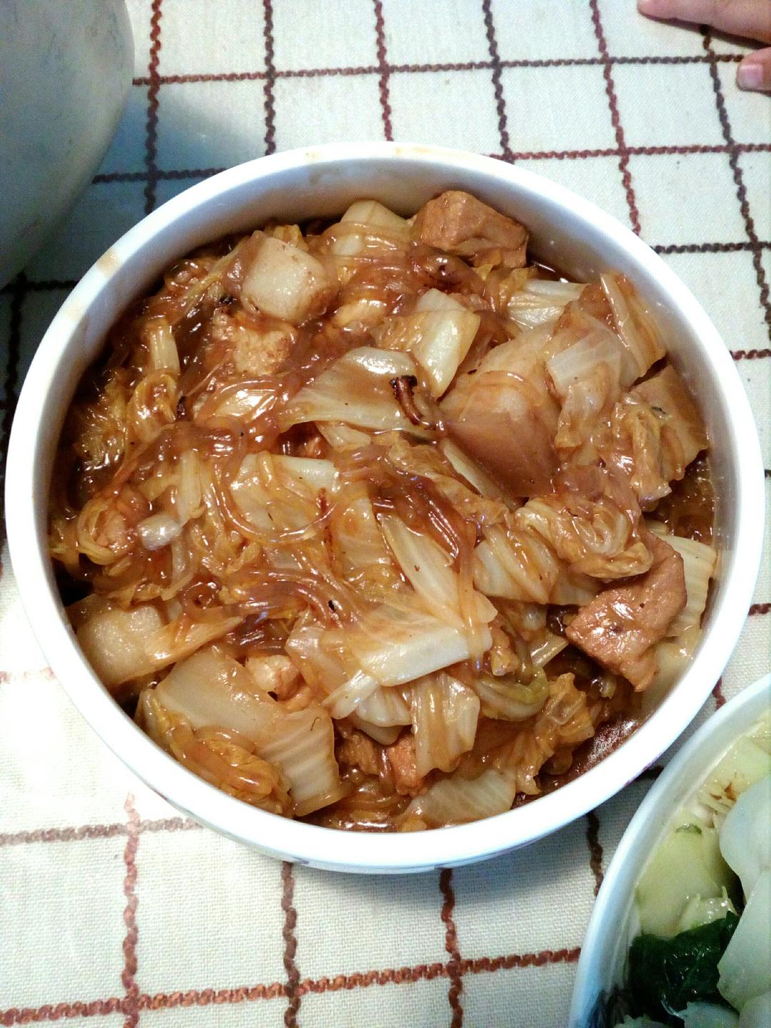 猪肉白菜炖粉条