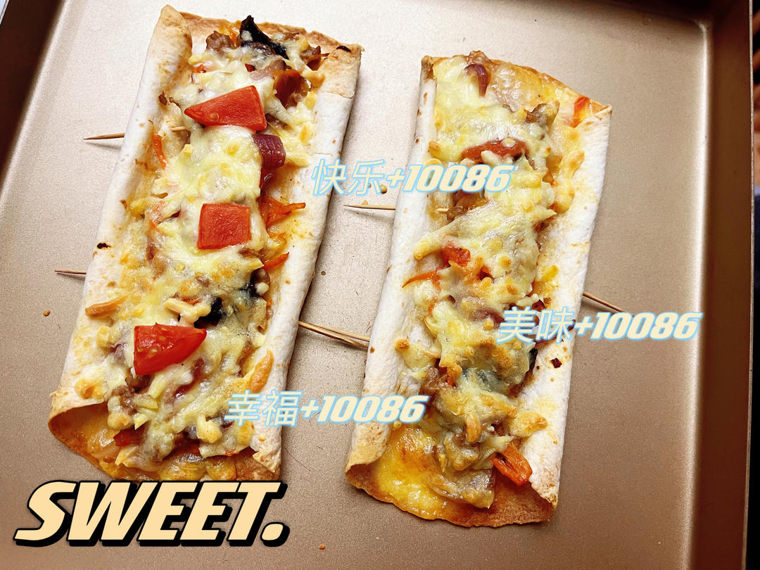 星爸爸的番茄牛肉芝士卷饼🌟