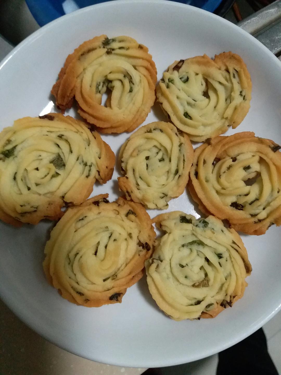 葱香曲奇——酥脆的咸味饼干