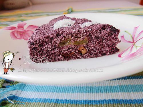 紫米蒸糕