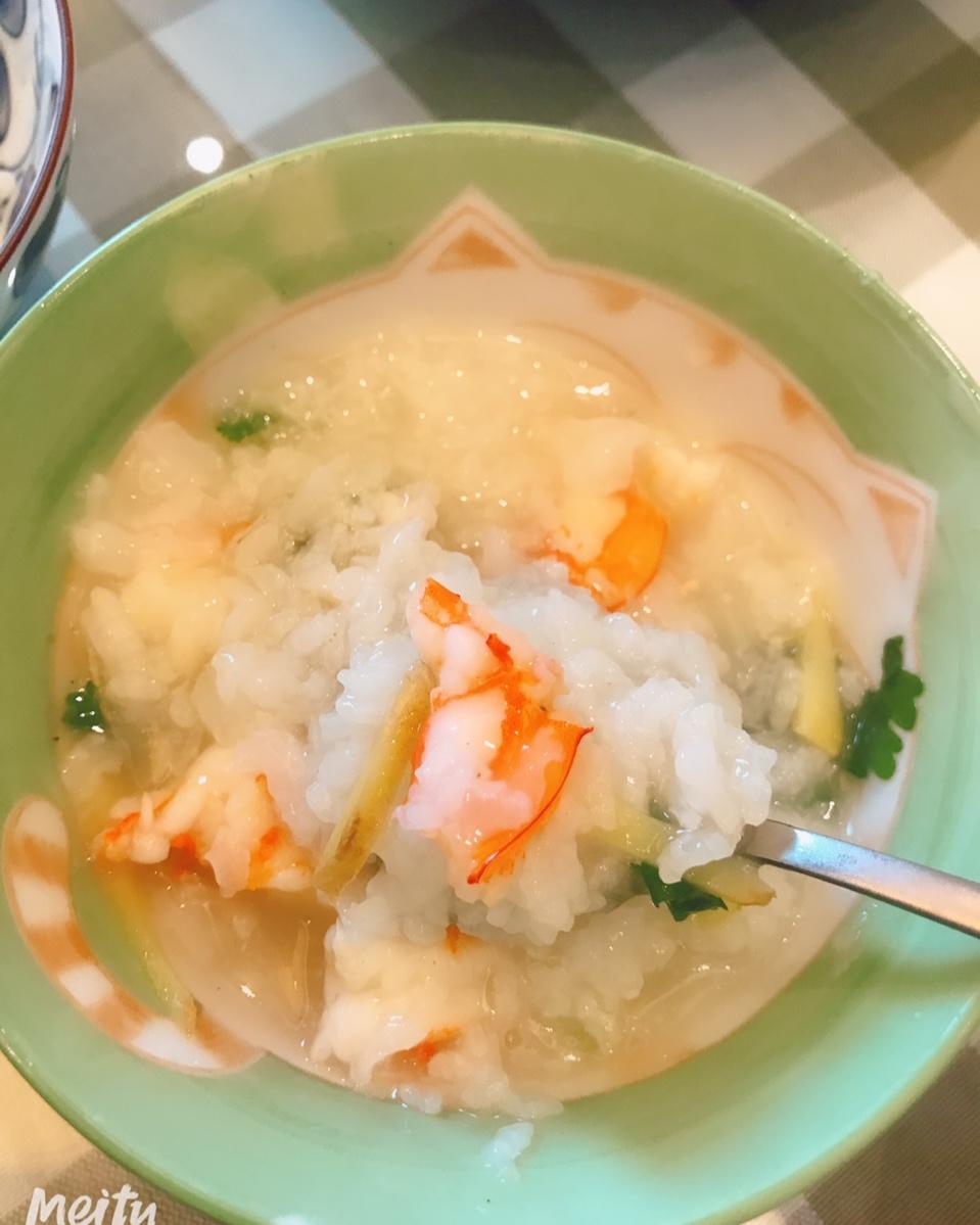 鲜虾香芹粥