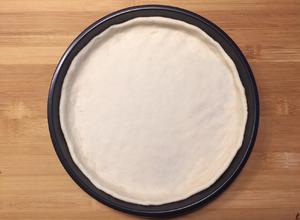 金枕榴莲披萨9寸：过瘾的香甜（含披萨饼皮做法）的做法 步骤4