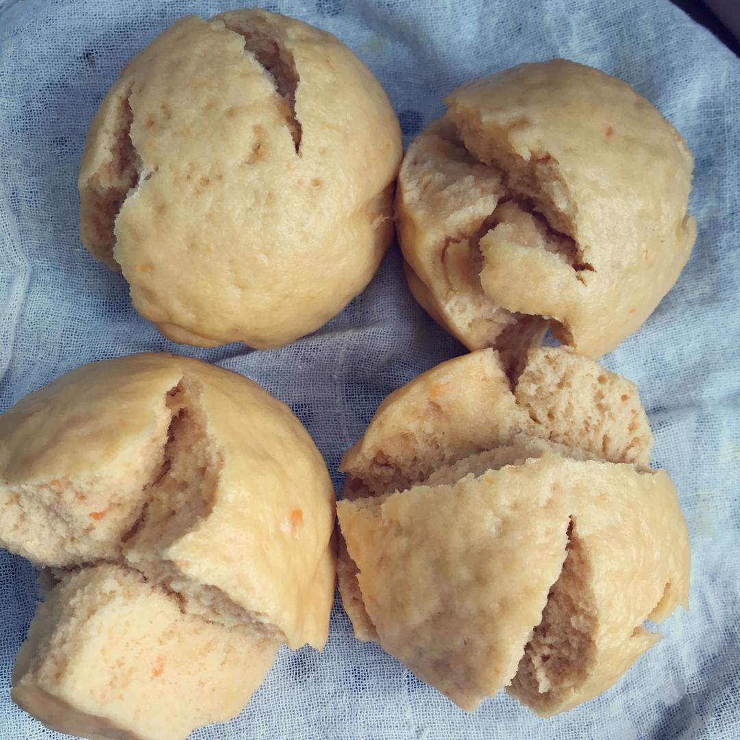 朴素的红薯馒头