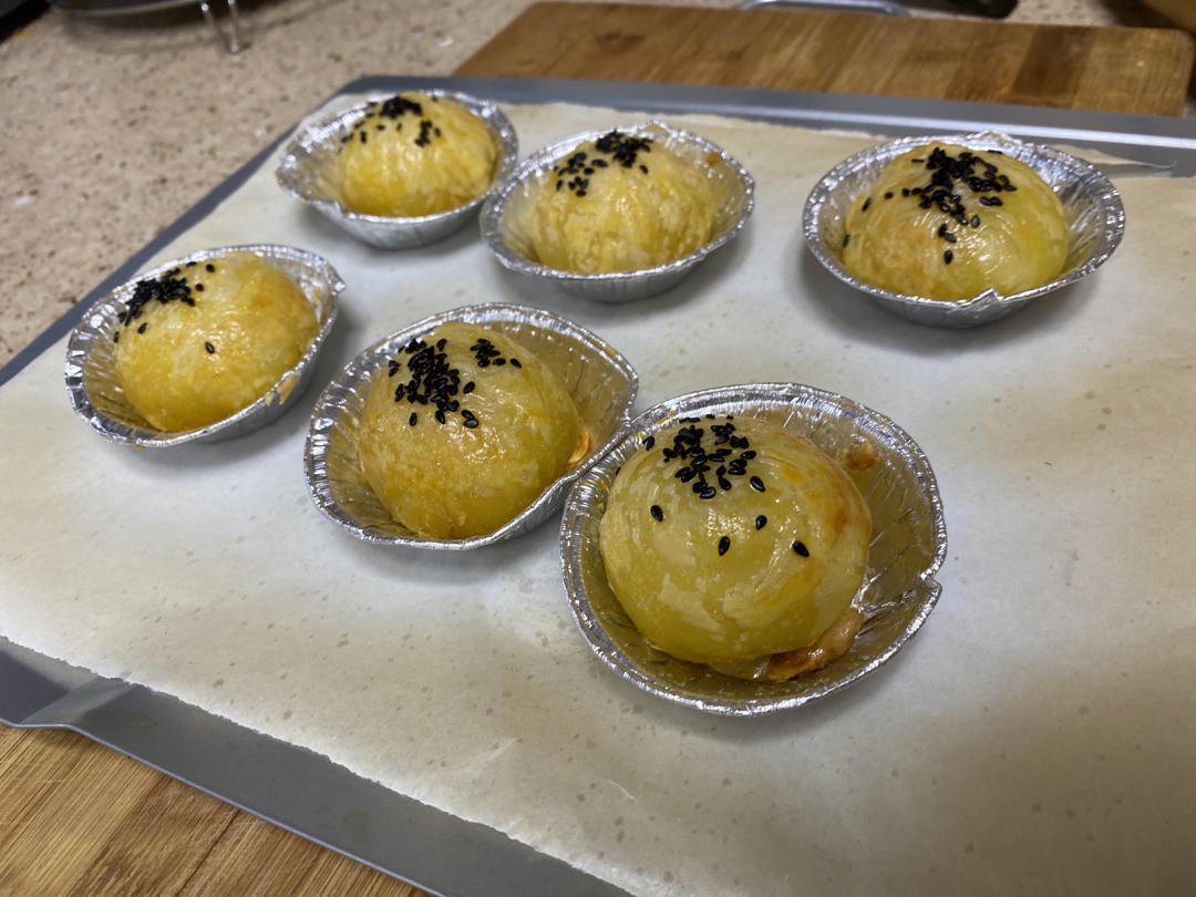 汤圆➕蛋挞皮＝完美汤圆酥