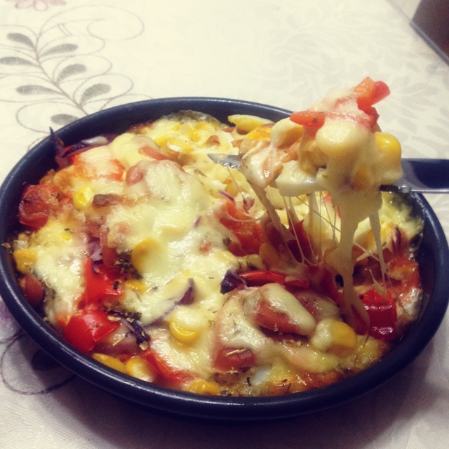 夏威夷pizza（附饼底冷冻法）