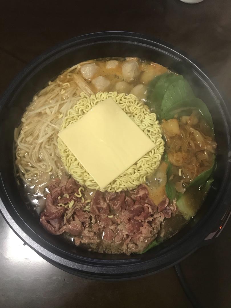 自制韩式部队火锅简易版