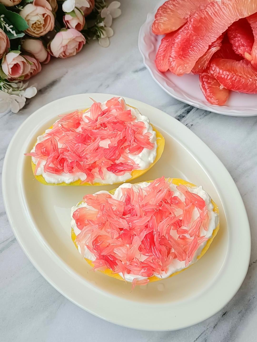 椰汁芒果西米露