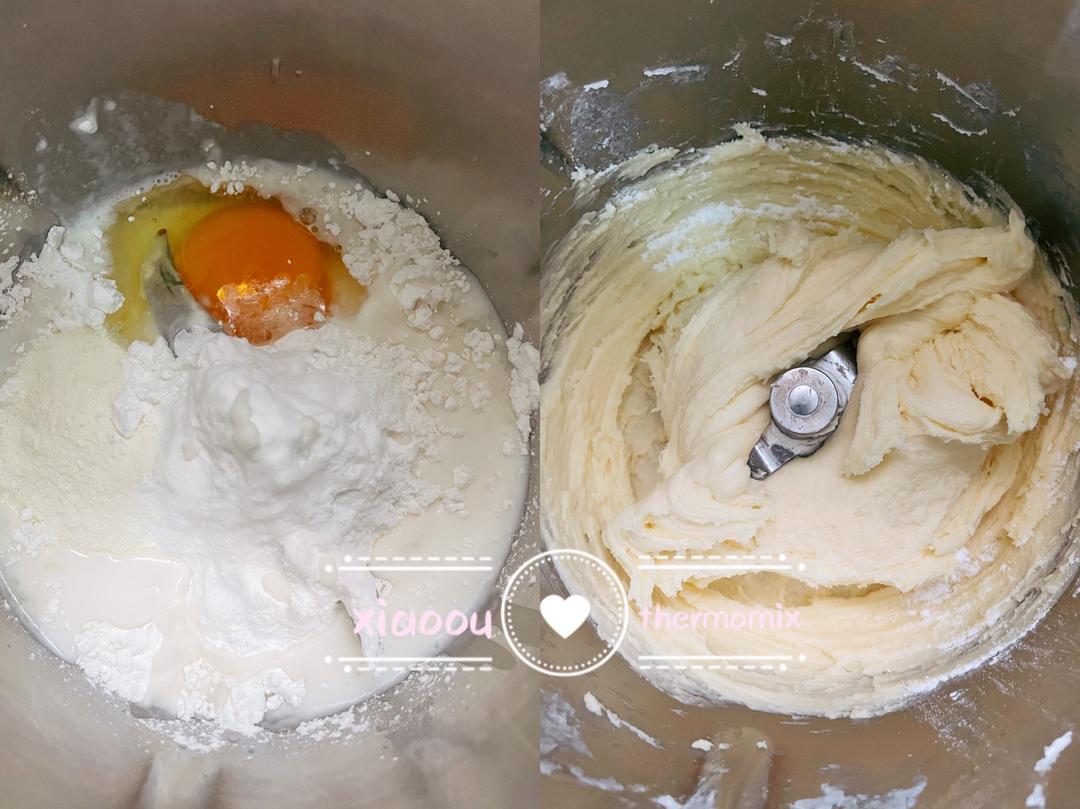 纯奶手撕吐司的做法 步骤1