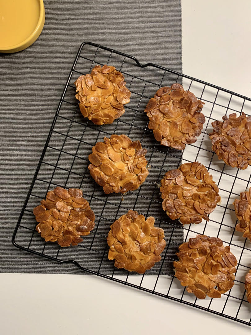 焦糖脆脆杏仁瓦片