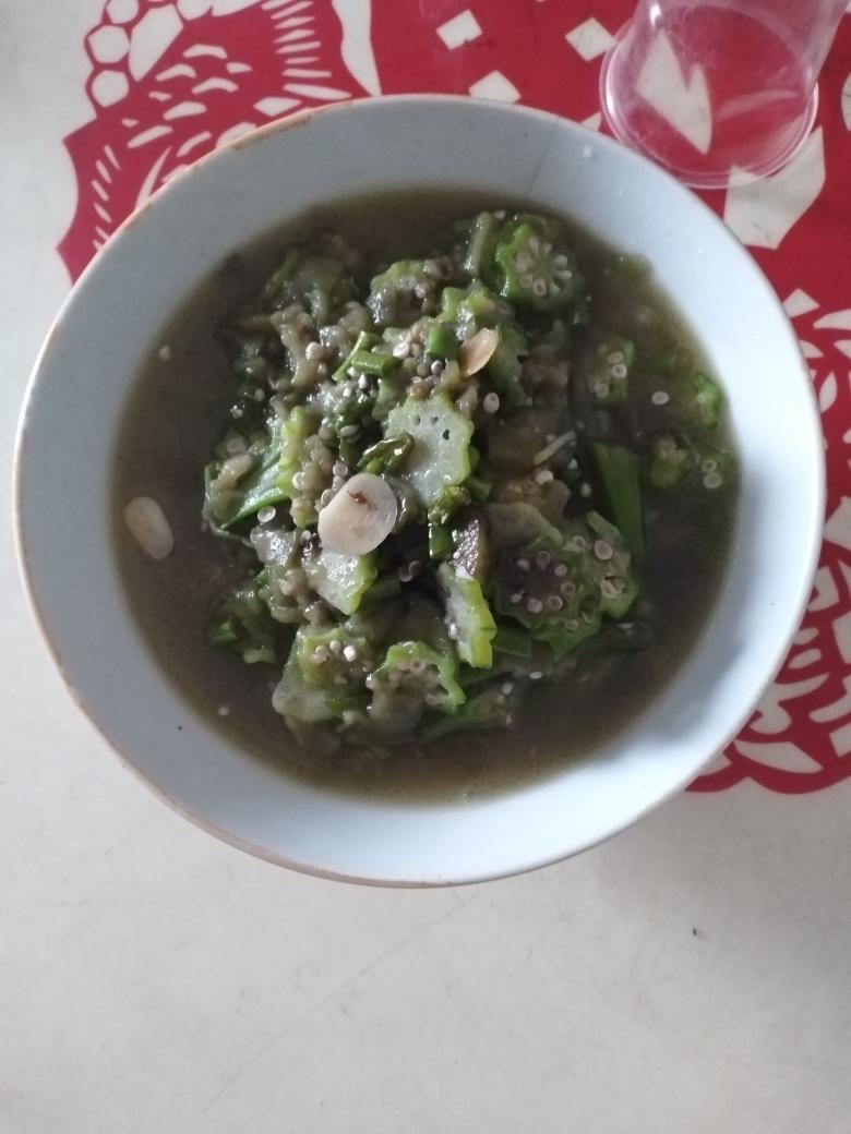 茄子爆炒秋葵