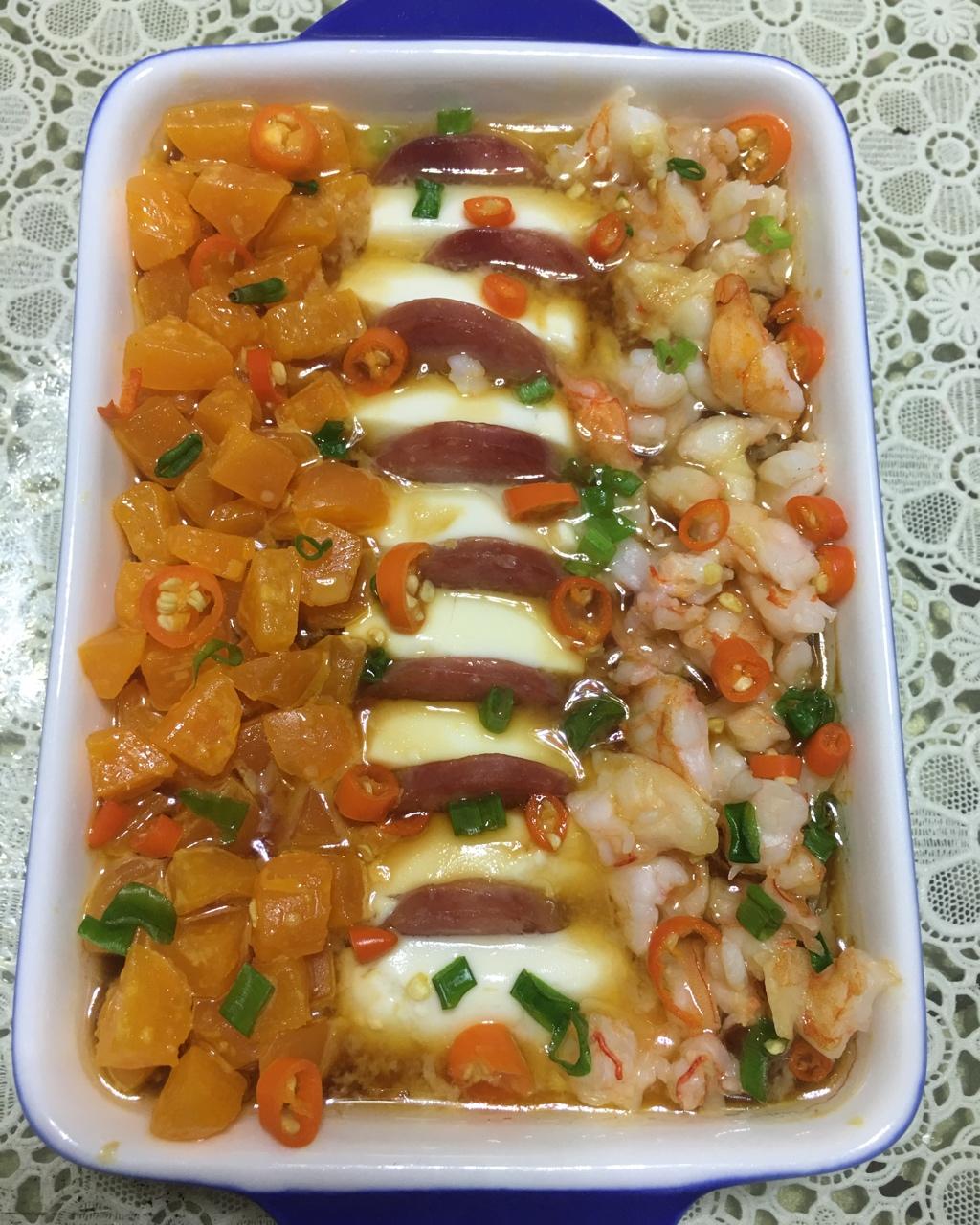 金沙虾仁蒸蛋#秋季保胃战#