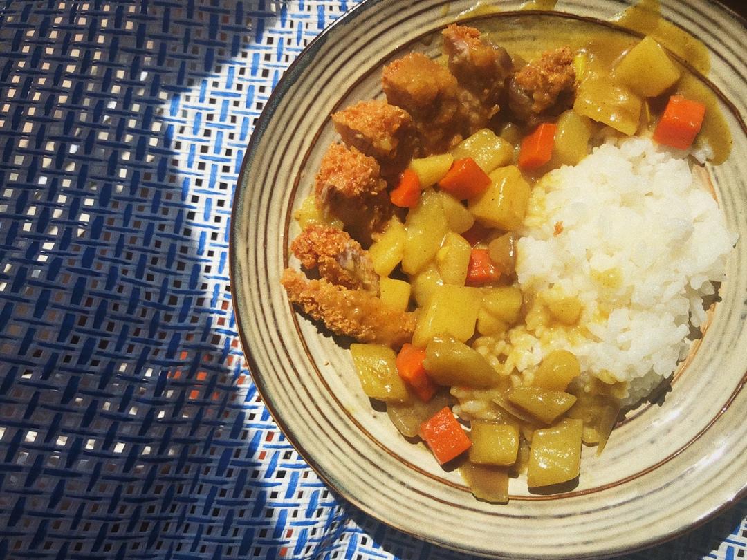 炸猪排咖喱饭