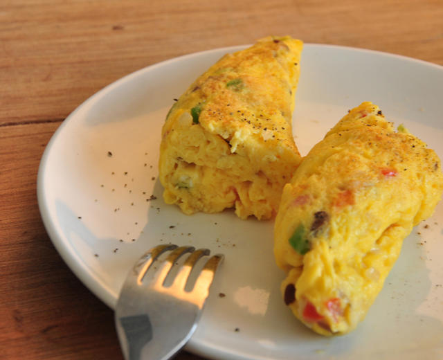 蔬菜蛋卷(Omelet)的做法