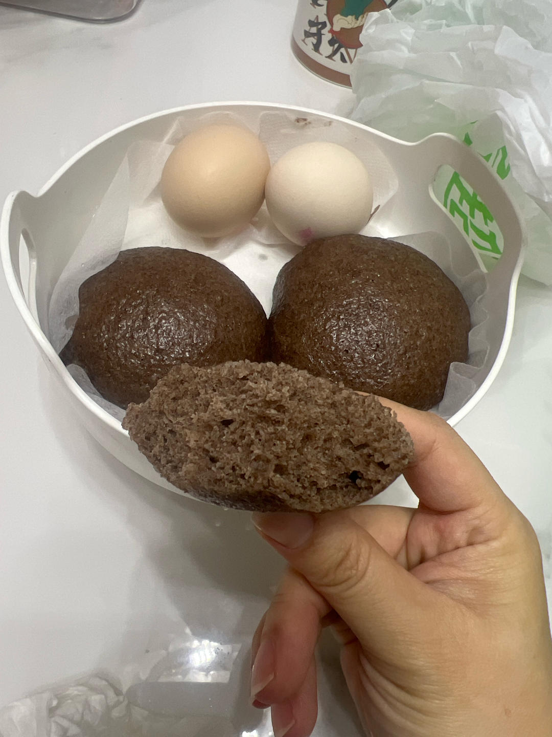 黑全麦粉无糖馒头！控糖减脂餐