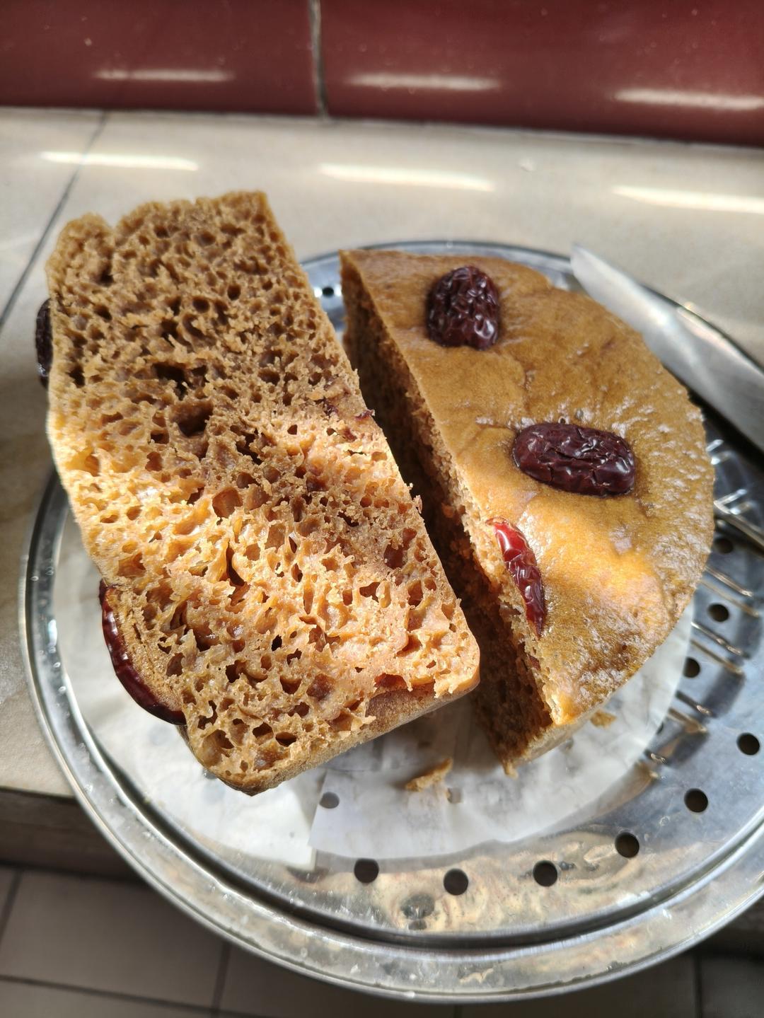 超简单 零失败的红糖发糕