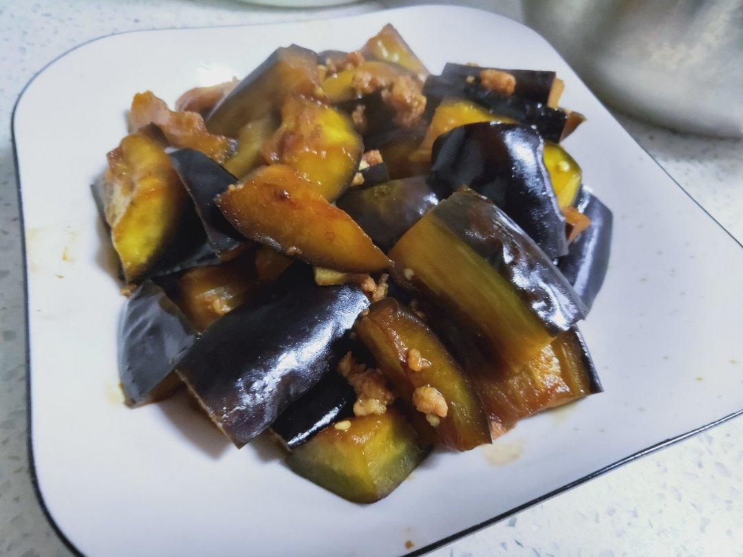 红烧肉沫茄子
