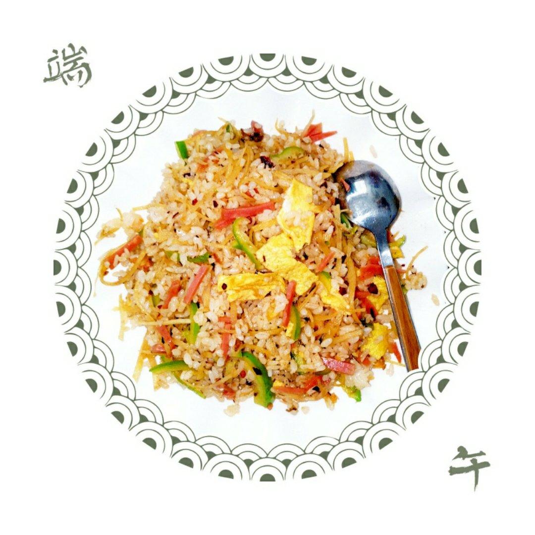 营养炒米饭