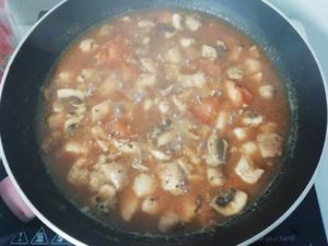 西红柿蘑菇鸡肉焗饭的做法 步骤9