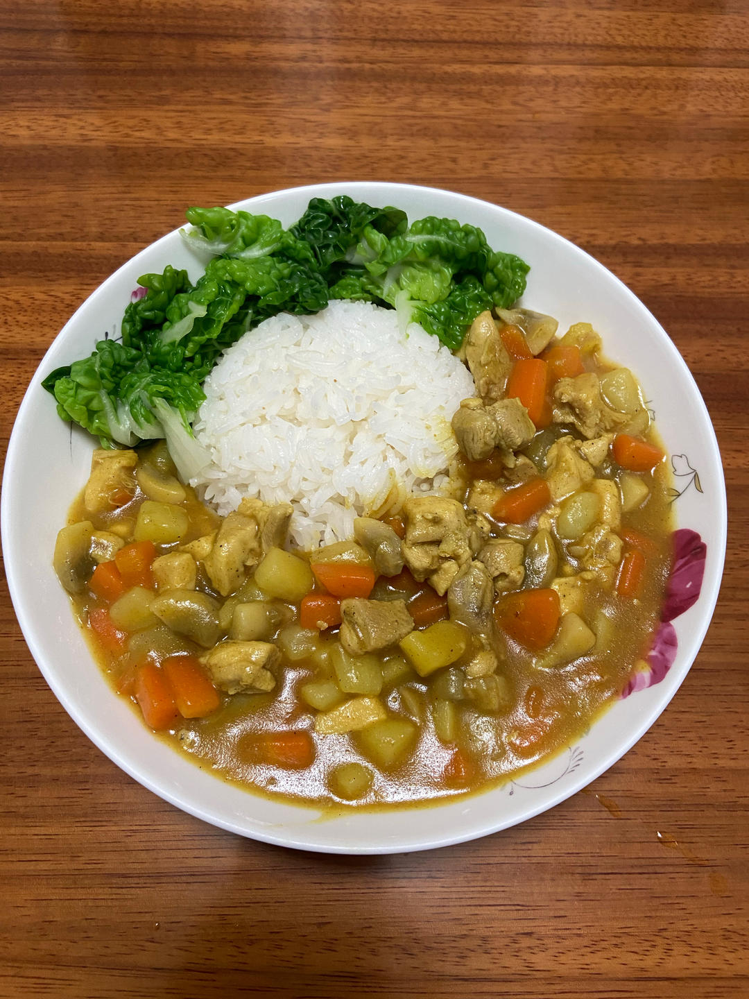 咖喱鸡腿饭