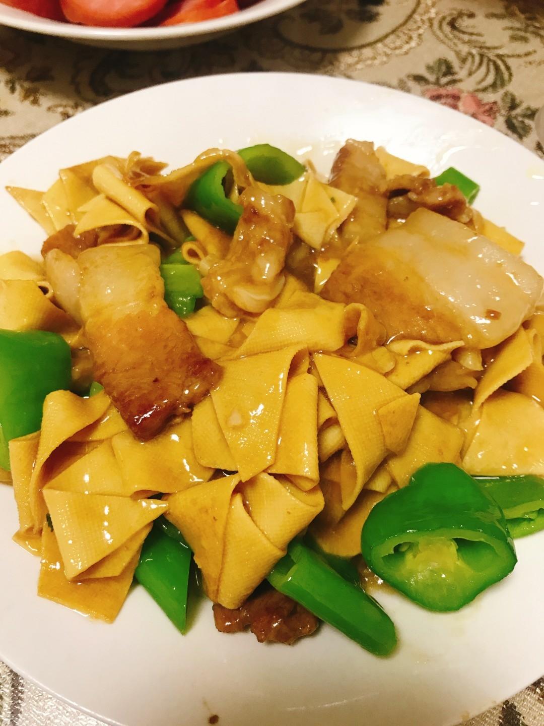 好好吃的尖椒干豆腐的做法