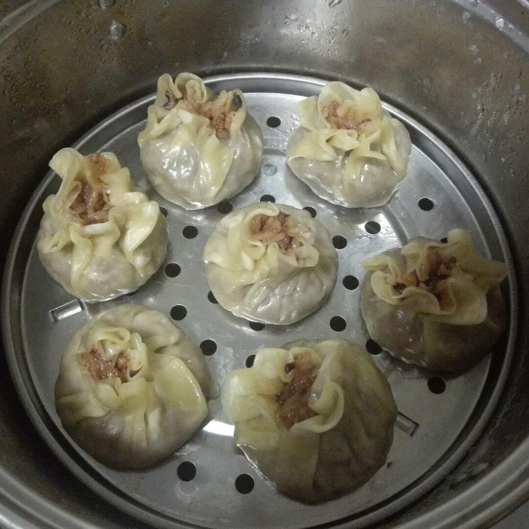 简易糯米烧卖（附烧卖包法）