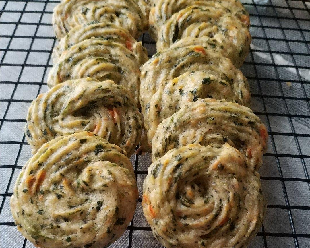 三文鱼菜蔬饼干