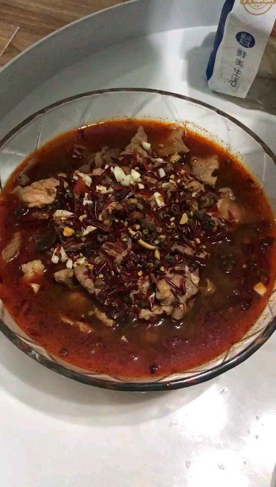 水煮肉片(家常做法，实拍呈现)