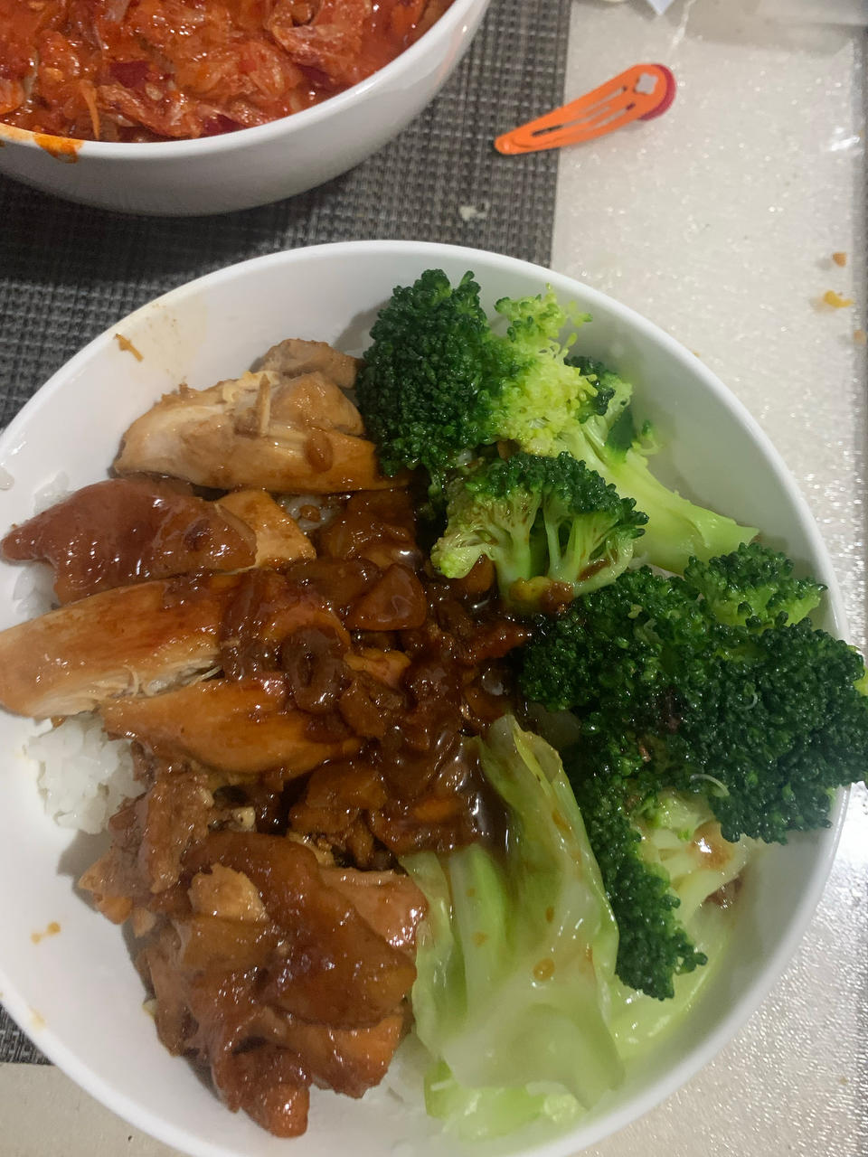 照烧鸡腿饭