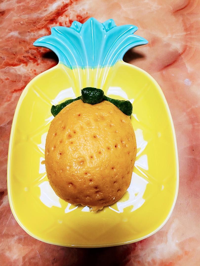 花样馒头——肉松菠萝包
