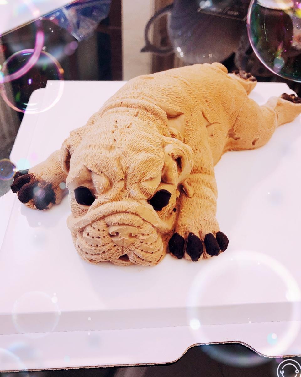 手机用户0202_p2dr做的网红沙皮狗慕斯蛋糕