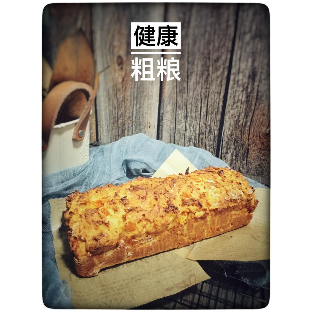 100%全麦南瓜核桃快手面包丨健康·烘焙