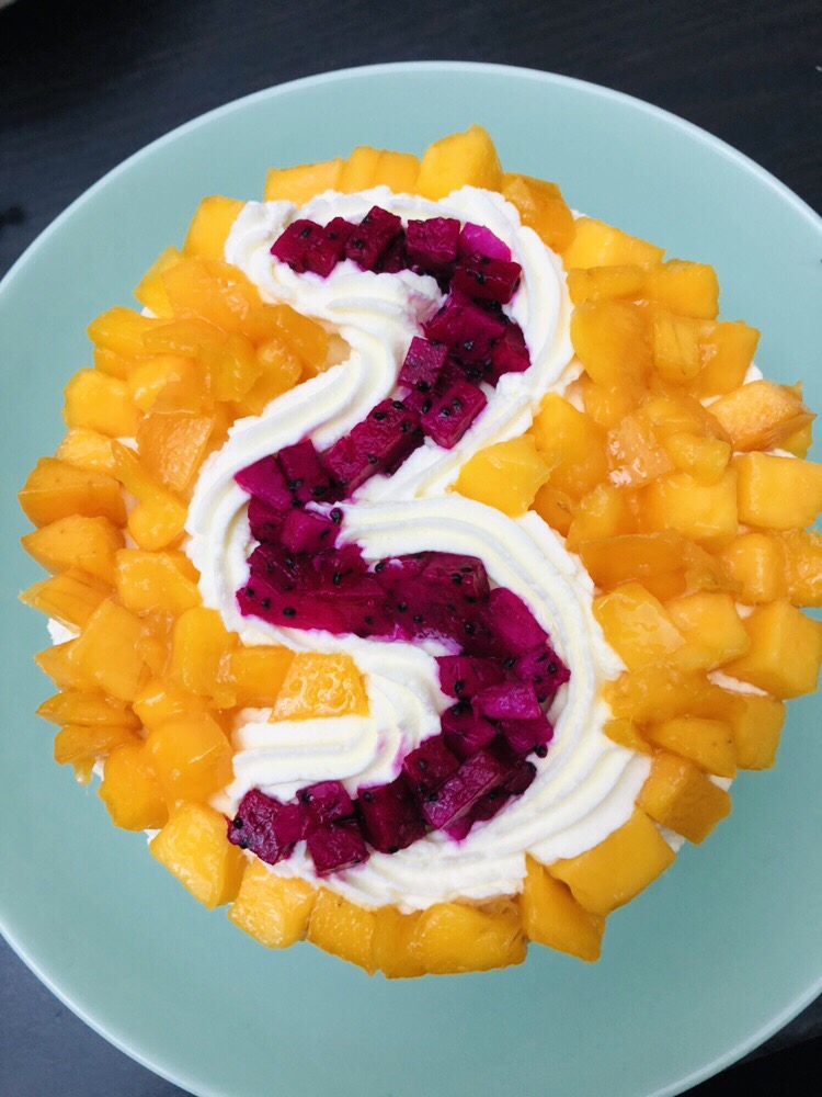 6寸水果生日蛋糕的做法